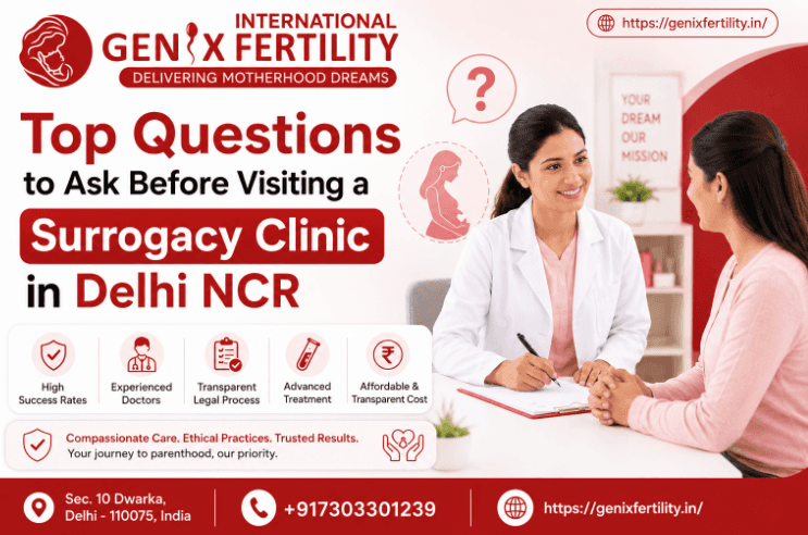 Top Questions to Ask Before Visiting a Surrogacy Clinic Delhi NCR