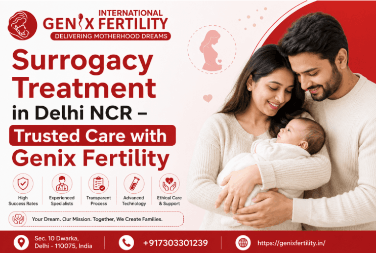 Surrogacy Treatment in Delhi NCR – Trusted Care with Genix Fertility
